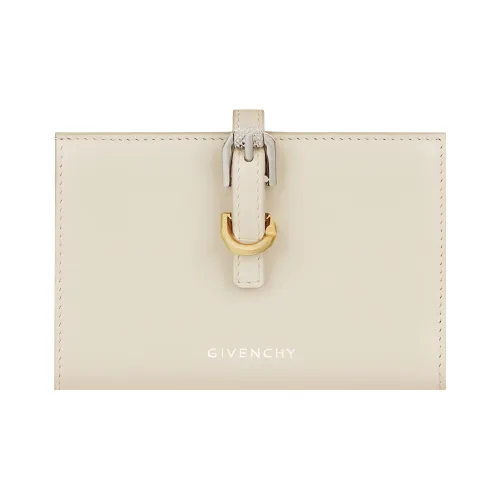 GIVENCHY Voyou Телячья кожа Кошелек Женские Бежевый