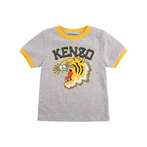 KENZO FW23 Детская одежда T-рубашка Серый для малыша