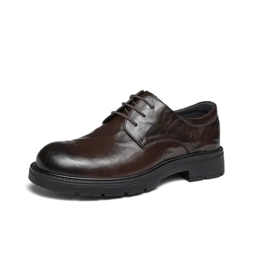 CAMEL Повседневные кожаные туфли с низким верхом, мужские