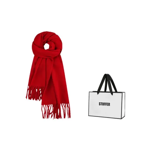 STUFFER 100% шерсть Вязаные шарфы Унисекс