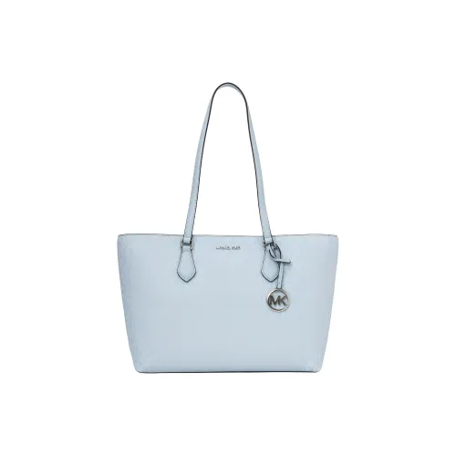 MICHAEL KORS Покрытый холст Тоут Сумка Сумка для покупок Сумка на плечо Сумка Большая Женская Светло-синяя