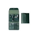 Премиум Темно-Зеленый Набор Ножниц для Ногтей 16 Штук
