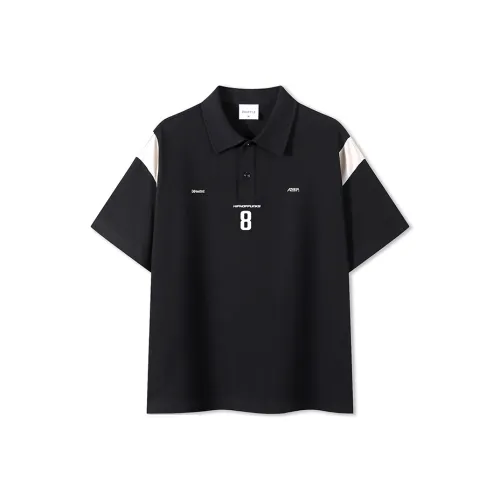 HIPHOPPUNKS Черный & бежевый & CAMEL Унисекс Поло