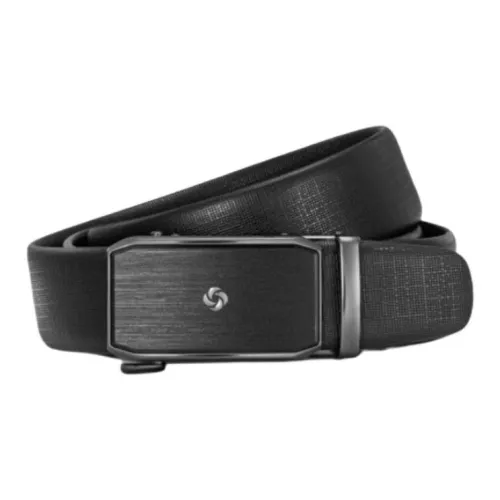 SAMSONITE Ремни из коровьей кожи Мужской Черный Ширина 3,5 см