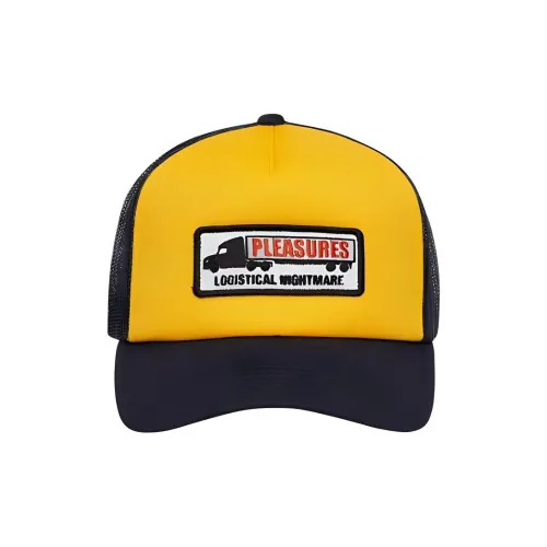 PLEASURES Полиэстер Кепки Мужские Морской Синий Желтый