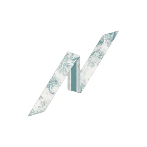 DIOR Шарфы из шелка Tutov Женские Зеленые