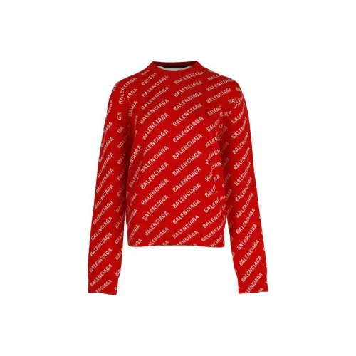 BALENCIAGA Женские свитеры красного цвета
