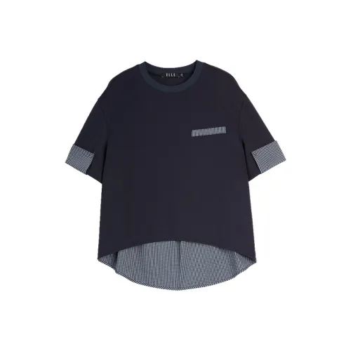 ELLE Темно-синие Женские футболки