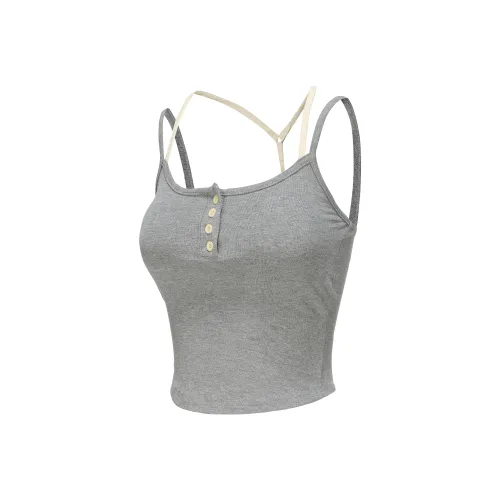 BETTERSAY Топ на бретелях Женский Серый