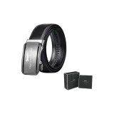 Чёрный с серебряной пряжкой (коробка)