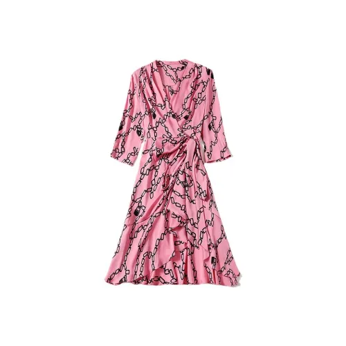 Devanro Длинное платье с длинными рукавами женское