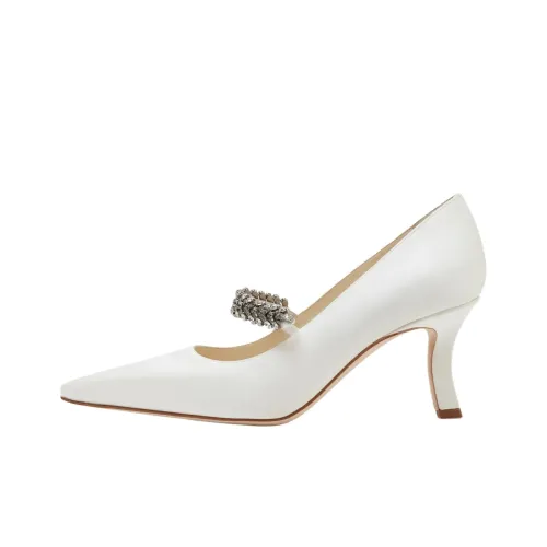 MANOLO BLAHNIK Высокие каблуки Белый Женские