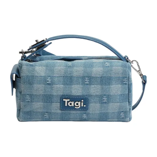 Tagi. Сумки Клетчатый Деним Женские