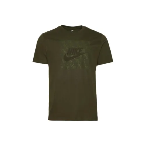 Nike Clothing Оливково-зеленые Мужские T-рубашки