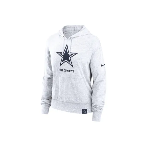 nike Dallas Cowboys Спортзал Винтаж Толстовка Женская Белая
