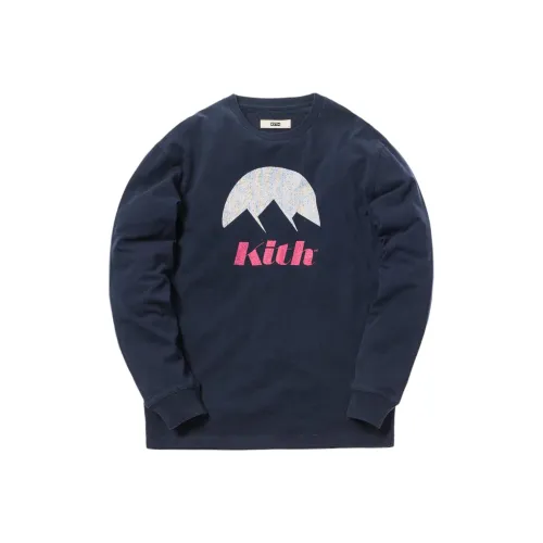 KITH Collaboration Мужская футболка морского синего цвета