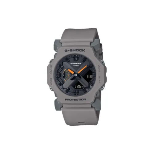 CASIO GA 2300 Collection Кварцевый механизм Смольный ремешок Часы унисекс Черный циферблат