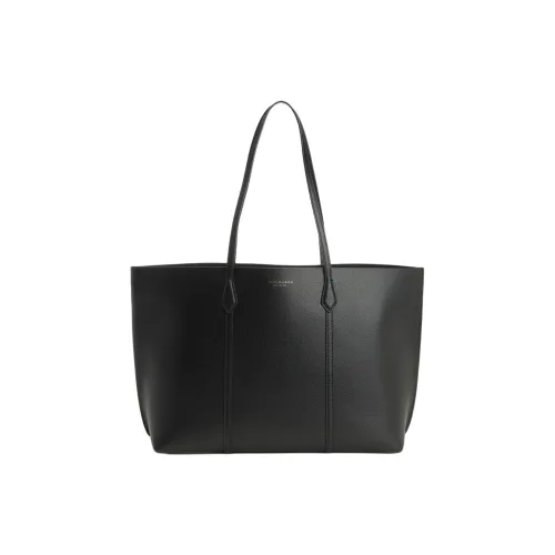 TORY BURCH Perry кожаная сумка-тоут сумка для покупок сумка через плечо женская черная