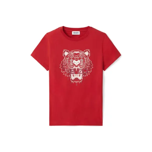 KENZO Женские красные футболки