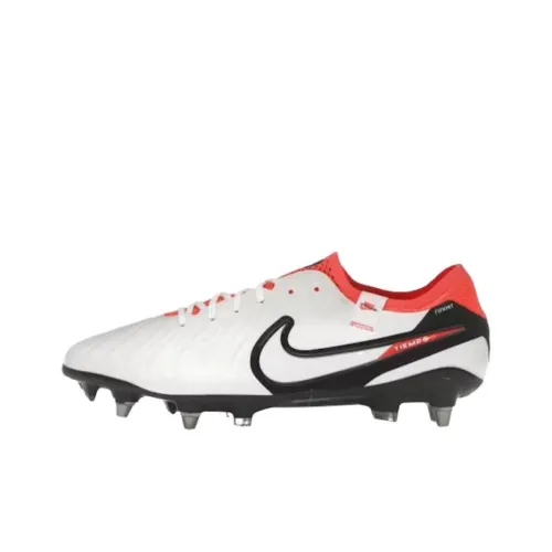 Nike Tiempo Legend 10 Аbrasion Resistant Футбольные бутсы Унисекс Белый