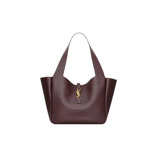 SAINT LAURENT Замша Тоут Сумка Сумка через плечо Женская Изюм