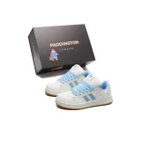 Белый светло-голубой