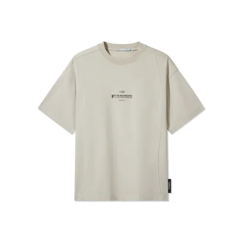 Cabbeen Светло-Серый 16 Мужские T-Рубашки