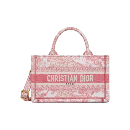 DIOR DIORIVIERA Хлопок Тоут Сумка Сумка для покупок Сумка на плечо Сумка мини Женская Розовая