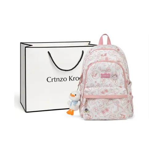 Crtnzo Kroez Ткань Рюкзак Унисекс Розовый Синий Черный Фиолетовый