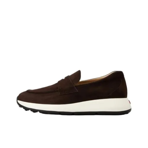 TOD'S Повседневный Низкий Топ Темно-Коричневый Мужской