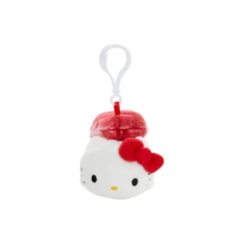 Sanrio Hello Kitty Plush Брелок Сумка Аксессуар Женская Белый и Красный