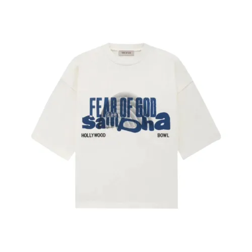 Fear of God Белая Мужская T-Рубашка