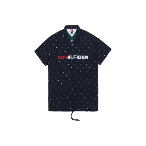 Мужская рубашка KITH Collaboration Marine Blue Polo