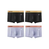 Чёрный 2 шт + Светло-синий 2 шт