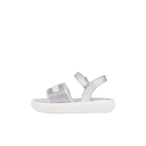 MOSCHINO Низкий Топ Детские Сандалии Серебряные Детские