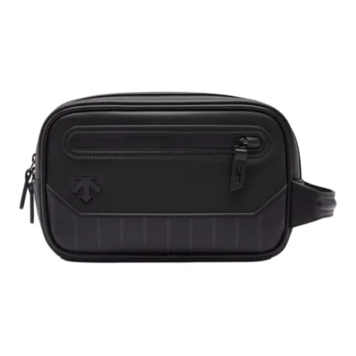 DESCENTE Golf FIELD Microfiber Leather Clutch Regular Men's Black