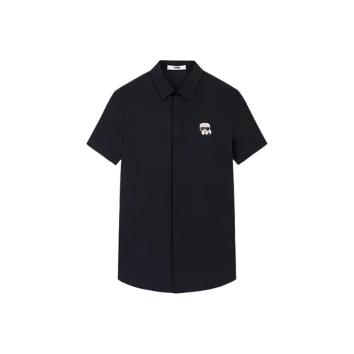 Karl Lagerfeld Рубашка Мужская Черная