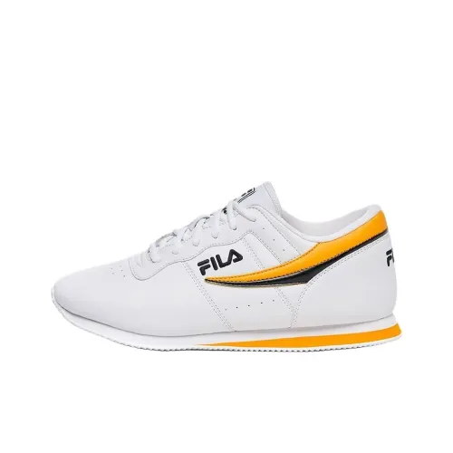 FILA Machu Low Топ Повседневная обувь Мужская Белый Желтый
