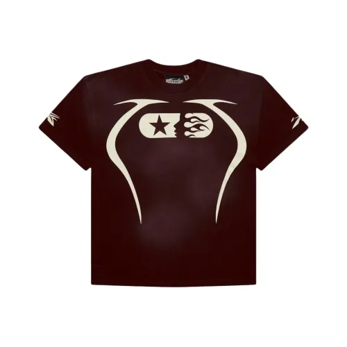 Hellstar Коричневый Мужской T-Рубашки