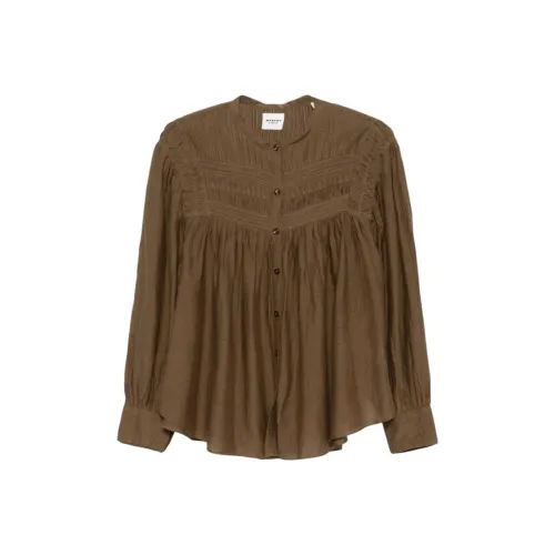 ISABEL MARANT Хаки Женские Рубашки
