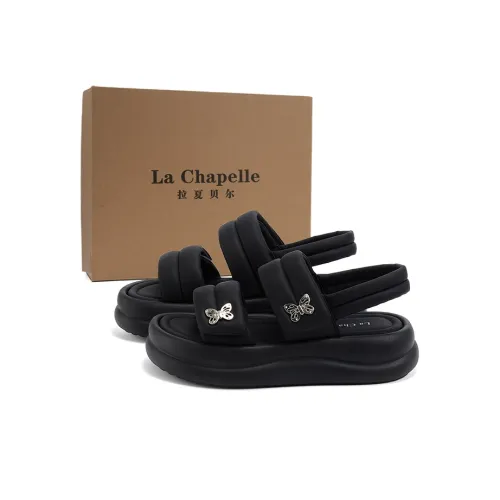 La Chapelle Пляжные сандалии Женские Черный