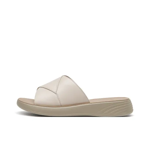 Spider King ПУ (полиуретан) Полиуретан Подкладка Слипоны Женские Экрю