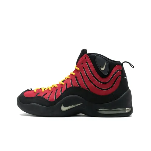 Nike Air Bakin Abrasion Resistant MID Топ Винтажные баскетбольные кроссовки Мужской Красный
