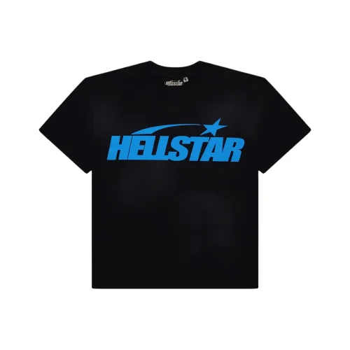 Hellstar Черные Мужские T-Рубашки