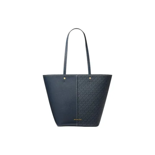 MICHAEL KORS Canvas Bag Tote Bag Shopping Bag Shoulder Bag Large Women's Navy Blue