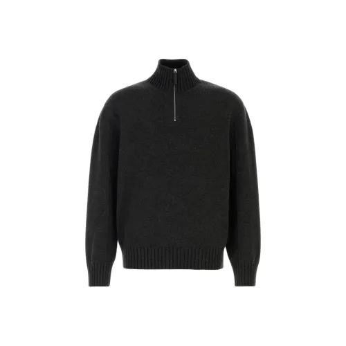 FERRAGAMO Свитер Мужской Каменный Серый