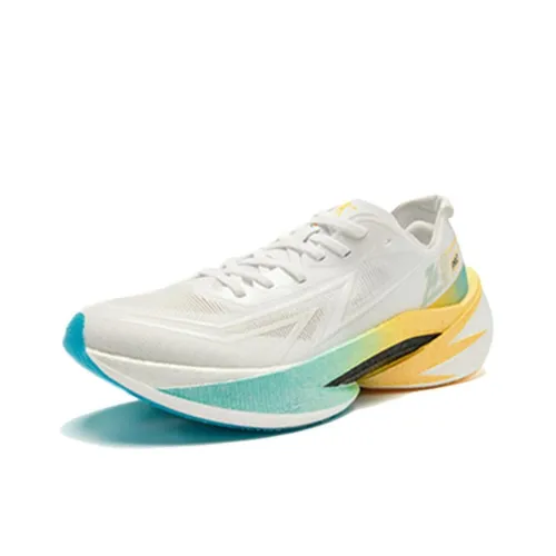 QIAODAN Feiying PRO 2,0 Амортизаторы Slip-resistant Низкий топ Карбоновая плита Марафон Беговые кроссовки Мужские Белый