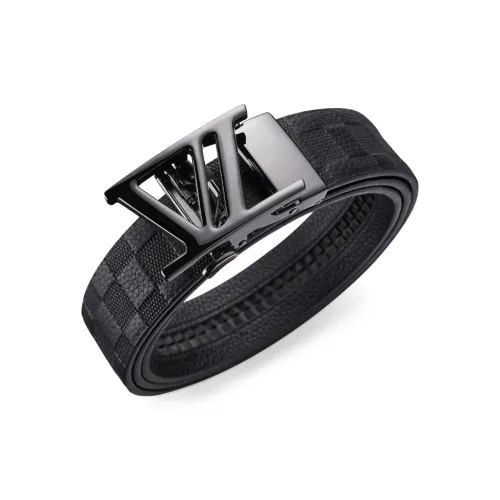 Jeccieziio Ремни из натуральной коровьей кожи Мужские Металлические Золото Серебро Ширина 3,5 см