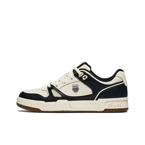 K·SWISS Скейтборд Кроссовки Low Top 202 Тофу Белый/Чисто Черный/Сырой Каучук Женские