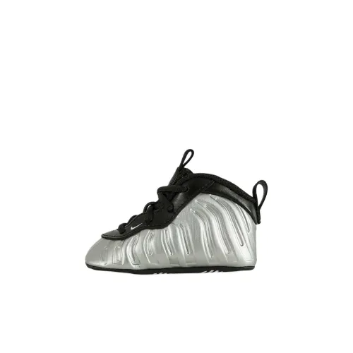 Nike Air Foamposite One Устойчивый к истиранию MID Топ Обувь для малышей Серебряный Infant и Toddler